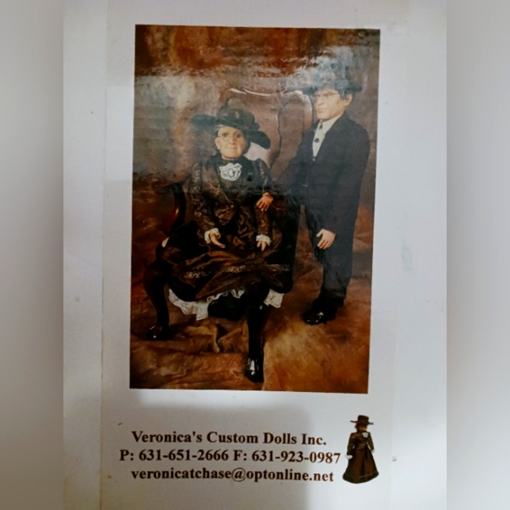 Grandma and grandpa custom made dolls